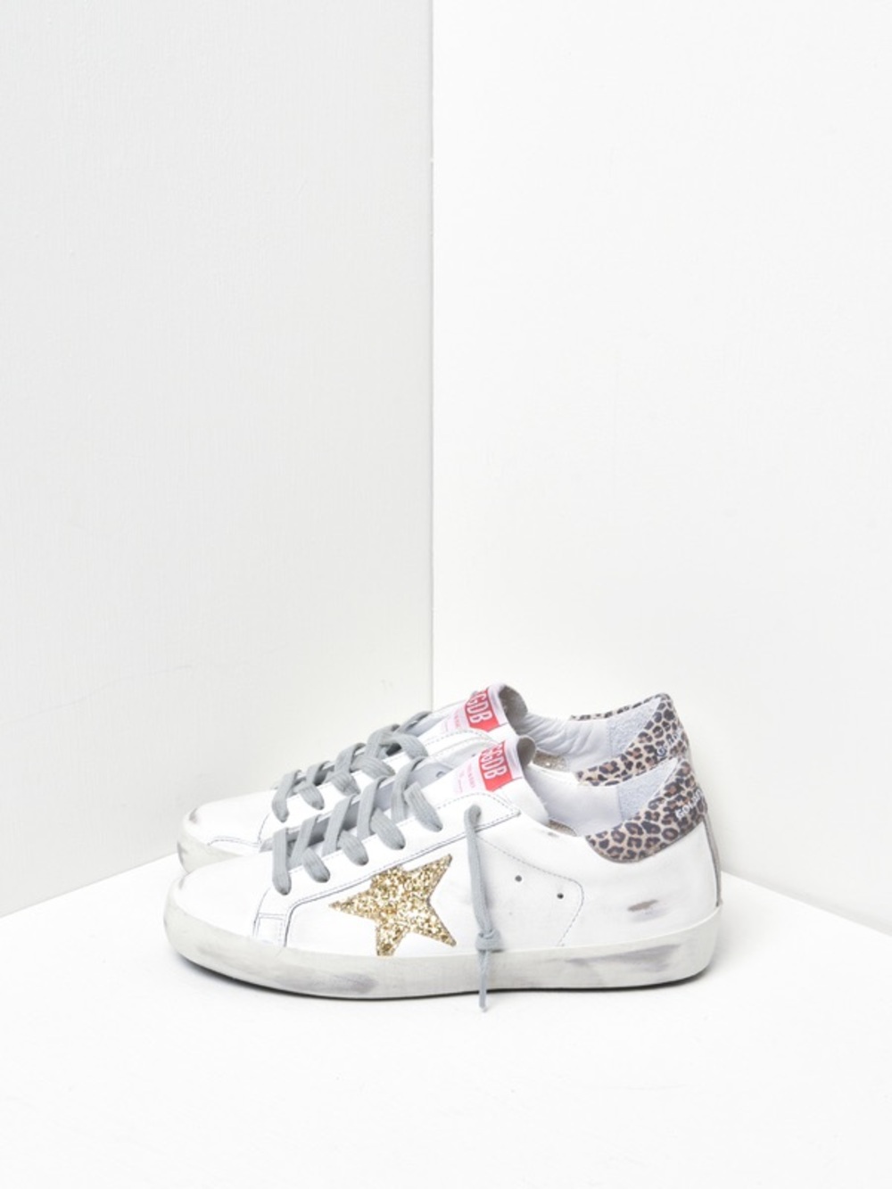 Golden Goose SUPERSTAR LEATHER UPPER GLITTER STAR HEEL
- LEOPARD